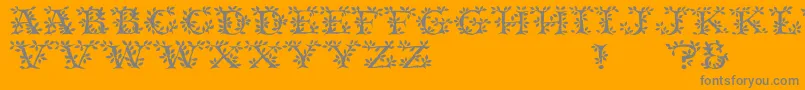 More about Tenderleaf Font Tenderleaf Font – Gray Fonts on Orange Background