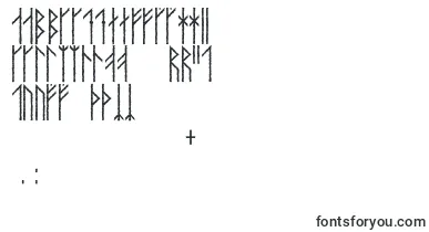 Orkahaug font – Fonts Runes