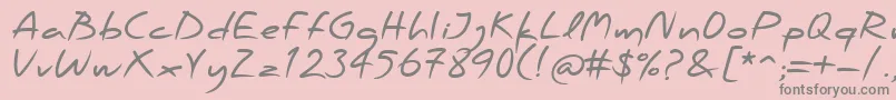 More about PfscandalproBold Font PfscandalproBold Font – Gray Fonts on Pink Background