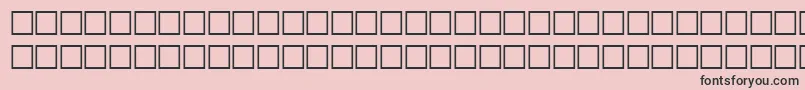 Fonte ValkenRegular – fontes pretas em um fundo rosa