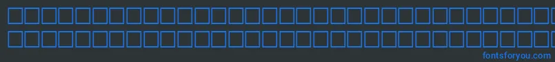 ValkenRegular Font – Blue Fonts on Black Background