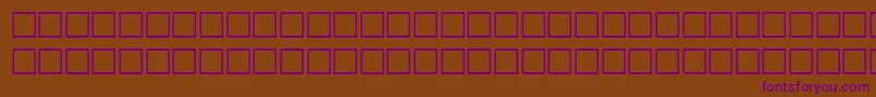 ValkenRegular Font – Purple Fonts on Brown Background