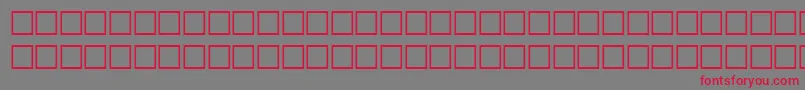 ValkenRegular Font – Red Fonts on Gray Background