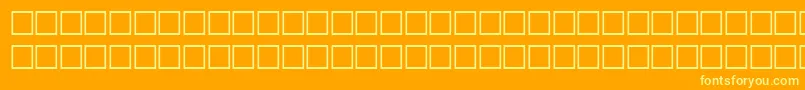 ValkenRegular Font – Yellow Fonts on Orange Background