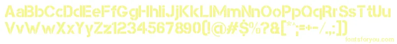 CapsmallClean Font – Yellow Fonts