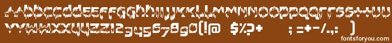 Más sobre la fuente FeedbackLoud fuente FeedbackLoud – Fuentes Blancas Sobre Fondo Marrón