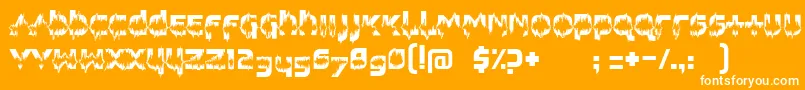Más sobre la fuente FeedbackLoud fuente FeedbackLoud – Fuentes Blancas Sobre Fondo Naranja