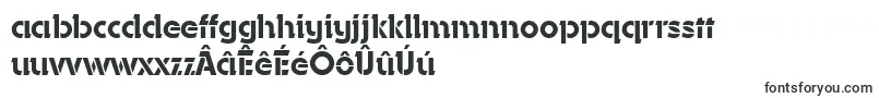 Czcionka DurangoStencilMediumRegular – czcionki fryzyjskie