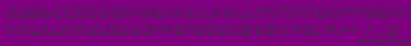 Universaljackgrad Font – Black Fonts on Purple Background