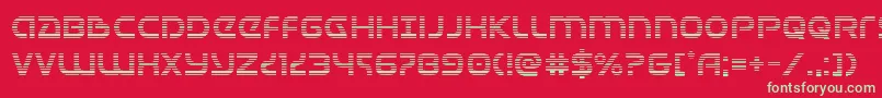 Universaljackgrad Font – Green Fonts on Red Background