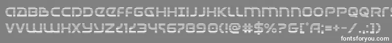 Universaljackgrad Font – White Fonts on Gray Background