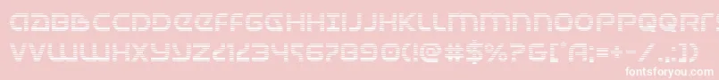 Universaljackgrad Font – White Fonts on Pink Background