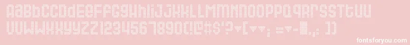 Queer ffy Font – White Fonts on Pink Background