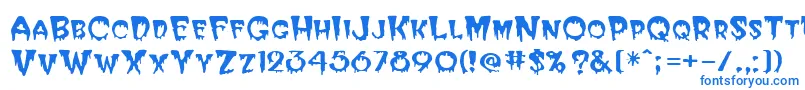 Weitere Informationen zur Hallween-Schriftart Hallween-Schriftart – Blaue Schriften