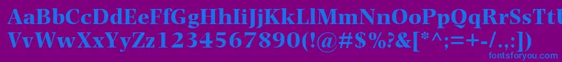 More about PhotinaMtBold Font PhotinaMtBold Font – Blue Fonts on Purple Background