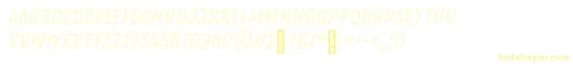 fuente Zingrustd2demoBase – Fuentes Amarillas Sobre Fondo Blanco