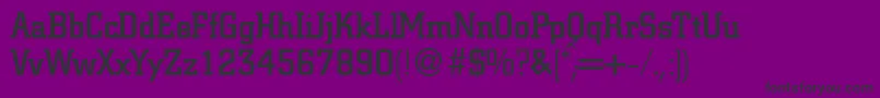 CitondbNormal Font – Black Fonts on Purple Background