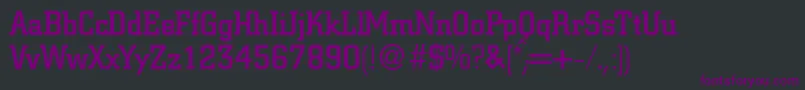 CitondbNormal Font – Purple Fonts on Black Background