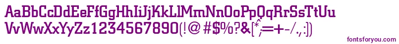 CitondbNormal Font – Purple Fonts on White Background