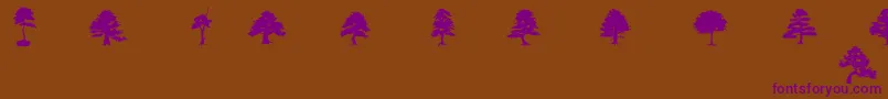 En savoir plus sur la police SubiktoTreeBeta Police SubiktoTreeBeta – polices violettes sur fond brun