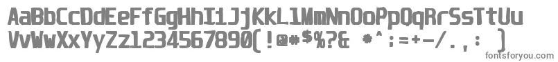 Шрифт Unispaceink – серые шрифты