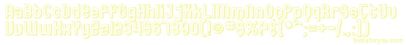 SfEccentricOpusShaded Font – Yellow Fonts