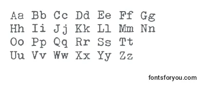 Обзор шрифта OlivettiValentine