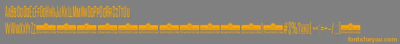 En savoir plus sur la police CinematograficaExtralightTrial Police CinematograficaExtralightTrial – polices orange sur fond gris