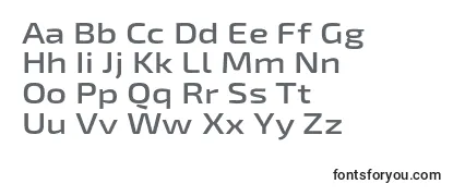 Review of the Exo2Semiboldexpanded Font