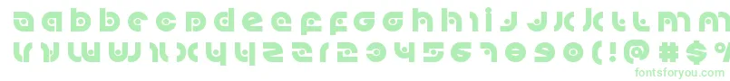 Kovacsspottitle Font – Green Fonts on White Background