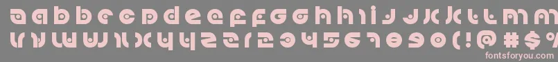 Kovacsspottitle Font – Pink Fonts on Gray Background