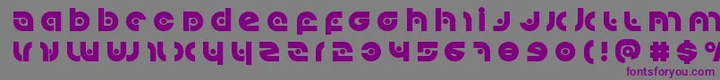 Kovacsspottitle Font – Purple Fonts on Gray Background