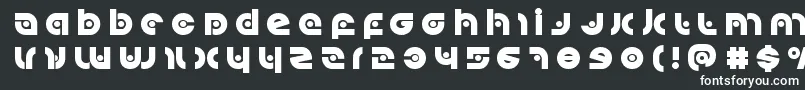 Kovacsspottitle-fontti – valkoiset fontit