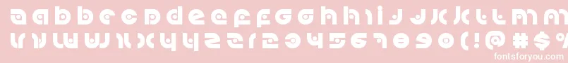 Kovacsspottitle Font – White Fonts on Pink Background
