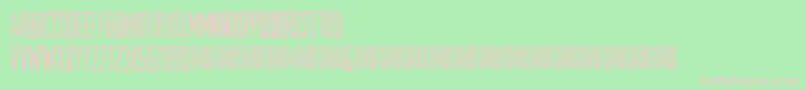 Openstore Font – Pink Fonts on Green Background
