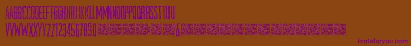 Weitere Informationen zur Openstore-Schriftart Openstore-Schriftart – Violette Schriften auf braunem Hintergrund