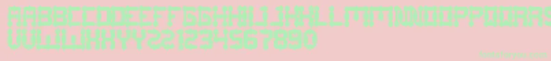 DrakoHeart Font – Green Fonts on Pink Background