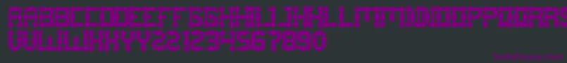 DrakoHeart Font – Purple Fonts on Black Background