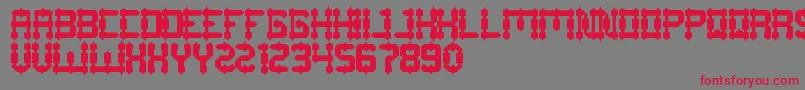 DrakoHeart Font – Red Fonts on Gray Background