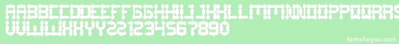 DrakoHeart Font – White Fonts on Green Background