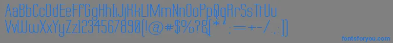 LabtopWide Font – Blue Fonts on Gray Background