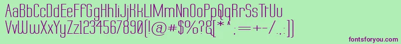 More about LabtopWide Font LabtopWide Font – Purple Fonts on Green Background