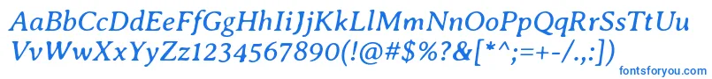 AveriaseriflibreItalic Font – Blue Fonts