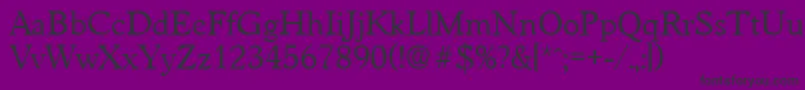 WorchesterRegular Font – Black Fonts on Purple Background