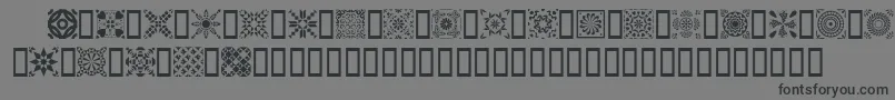 Quild Font – Black Fonts on Gray Background