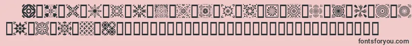 fuente Quild – Fuentes Negras Sobre Fondo Rosa