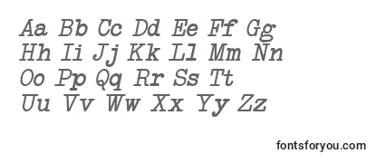 NeobulletinItalic-fontti