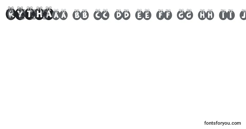 Шрифт RyTha (102080) – алфавит, цифры, специальные символы