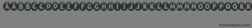 RyTha Font – Black Fonts on Gray Background