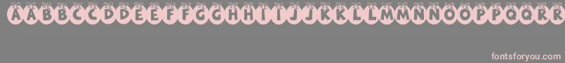 RyTha Font – Pink Fonts on Gray Background